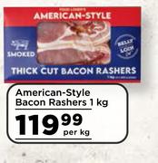 American Style Bacon Rashers-1Kg Per Kg