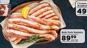 Bulk Pork Rashers-Per Kg