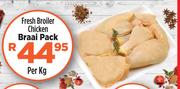 Fresh Broiler Chicken Braai Pack-Per Kg