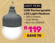 Lightworx USB Rechargeable LED Light Medium