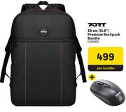 Port 39cm (15.6") Premium Backpack Bundle-Per Bundle