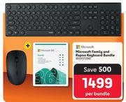 Microsoft Family & Rapoo Keyboard Bundle-Per Bundle