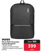 Port 39cm (15.6") Essential Laptop Backpack