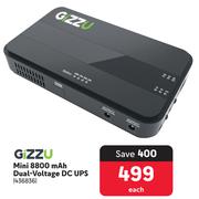 Gizzu Mini 8800 mAh Dual Voltage DC UPS