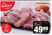 Bulk Pork Packs-Per Kg