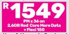 2 x Apple iPhone 15 128GB Smartphone-On 2.6GB Red Core More Data + Flexi 150