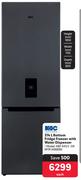 KIC 314L Bottom Fridge Freezer With Water Dispenser KBF 635/2 GR WTR-Each