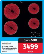 Whirlpool 600mm Touch Control Ceran Hob AKT 8090NE-Each