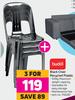 Buddi Black Chair (Recycled Plastic)-For 3