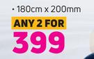 Always Home Mink Flannel Blankets 180cm x 200mm-For Any 2