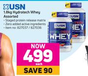USN 1.8Kg Hydrotech Whey Assorted-Each
