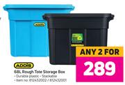 Addis 68Ltr Rough Tote Storage Box-For Any 2