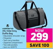 Volkano 35Ltr Vidal Grey Duffle Bag