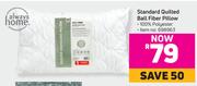 Always Home Standard Quilted Ball Fiber Pillow