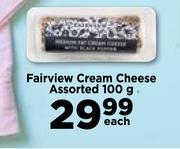 Fairview Cream Cheese Assorted-100g Each