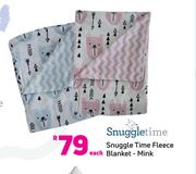 Snuggletime Snuggle Time Fleece Blanket Mink-Each