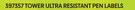 Tower Ultra Resistant Pen Labels 397357-Each