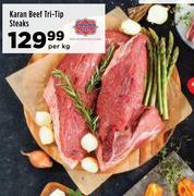 Karan Beef Tri-Tip Steaks-Per Kg