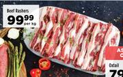Beef rashers-Per Kg