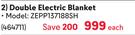 Pure Pleasure Double Electric Blanket ZEPP137188SH-Each