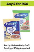 Purity Mabele Baby Soft Porridge Assorted-For 2 x 350g