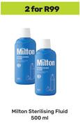 Milton Sterilising Fluid-For 2 x 500ml