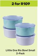 Little One Rio Bowl Small 2 Pack-For 2