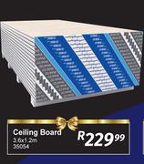 Ceiling Board 3.6 x 1.2m 35054