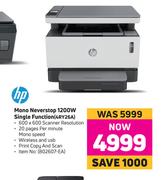 HP Mono Neverstop 1200W Single Function (4RY26A)