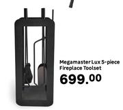  Megamaster Lux 5 Piece Fireplace Toolset