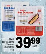 Spar Hot Doggers Viennas(Selected)-1Kg Each