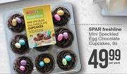 Spar Fresh Mini Speckled Egg Chocolate Cupcakes-9s Per Pack