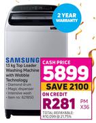 Samsung 13Kg Top Loader Washing Machine With Wobble Technology