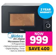 Midea 20Ltr Digital Microwave Oven