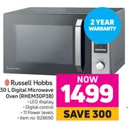 Russell Hobbs 30Ltr Digital Microwave Oven RHEM30P3B