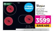 Whirlpool 60cm Touch Control Ceran Hob AKT8210 LX