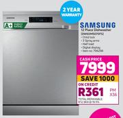 Samsung 12 Place Dishwasher DW60M5070FS