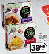 Spar Quick Cuisine Frozen Meals Assorted-320g/360g Each