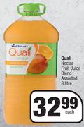 Quali Nectar Fruit Juice Blend Assorted-3L Each