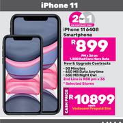 Apple iPhone 11 64GB Smartphone-Each