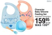 Character Baby Silicone Feeding Set- Per Set
