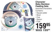 Character Baby Bamboo Feeding Sets