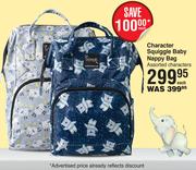 Character Squiggle Baby Nappy Bag- Each