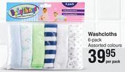 BabyThings Washcloths (6 Pack)- Per Pack