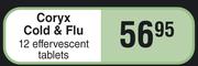 Coryx Cold & Flu-12 Effervescent Tablets