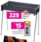 Expert Grill Large Steel Charcoal Braai
