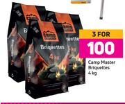 Campmaster Briquettes-For 3 x 4Kg