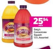 Daly's Concentrate Squash Assorted-1.5L Each