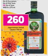 Jagermeister Herbal Liqueur-750ml