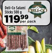 Deli Co Salami Sticks-500g Per Pack